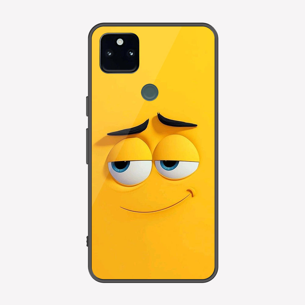 Google Pixel 5a 5G Cover - Cute 3D Cartoon Series - Premium Printed Metal soft Bumper shock Proof Case
