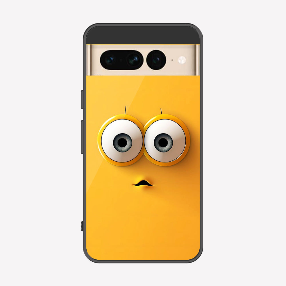 Google Pixel 7 Pro Cover - Cute 3D Cartoon Series - Premium Printed Metal soft Bumper shock Proof Case