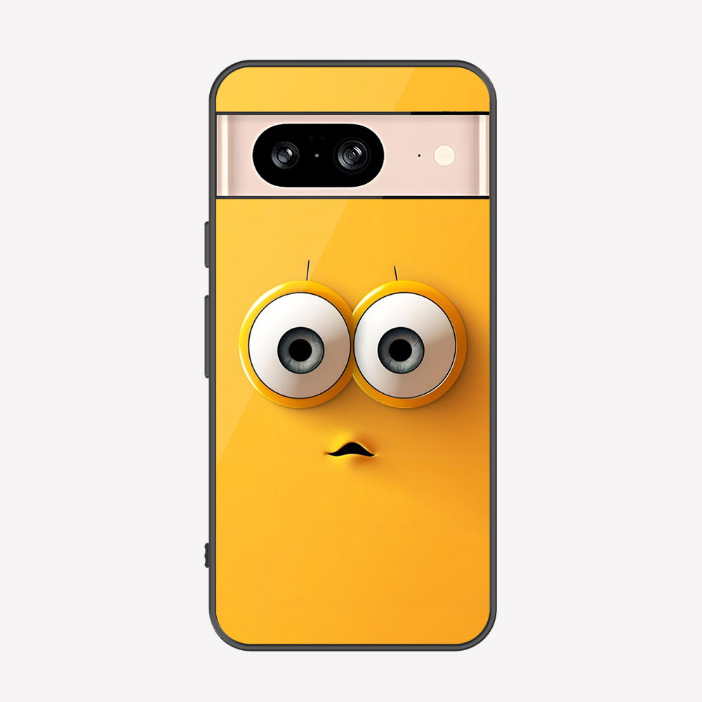 Google Pixel 8 Cover - Cute 3D Cartoon Series - Premium Printed Metal soft Bumper shock Proof Case