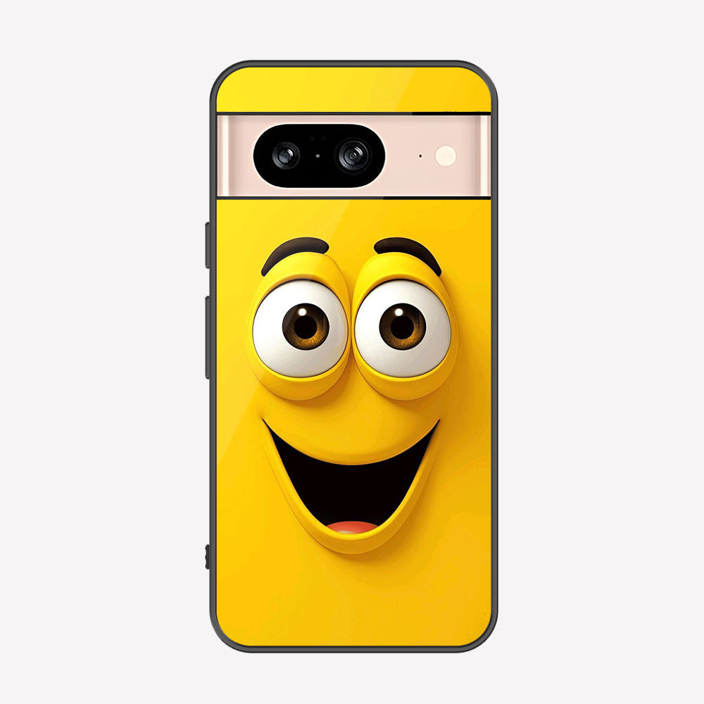 Google Pixel 8 Cover - Cute 3D Cartoon Series - Premium Printed Metal soft Bumper shock Proof Case