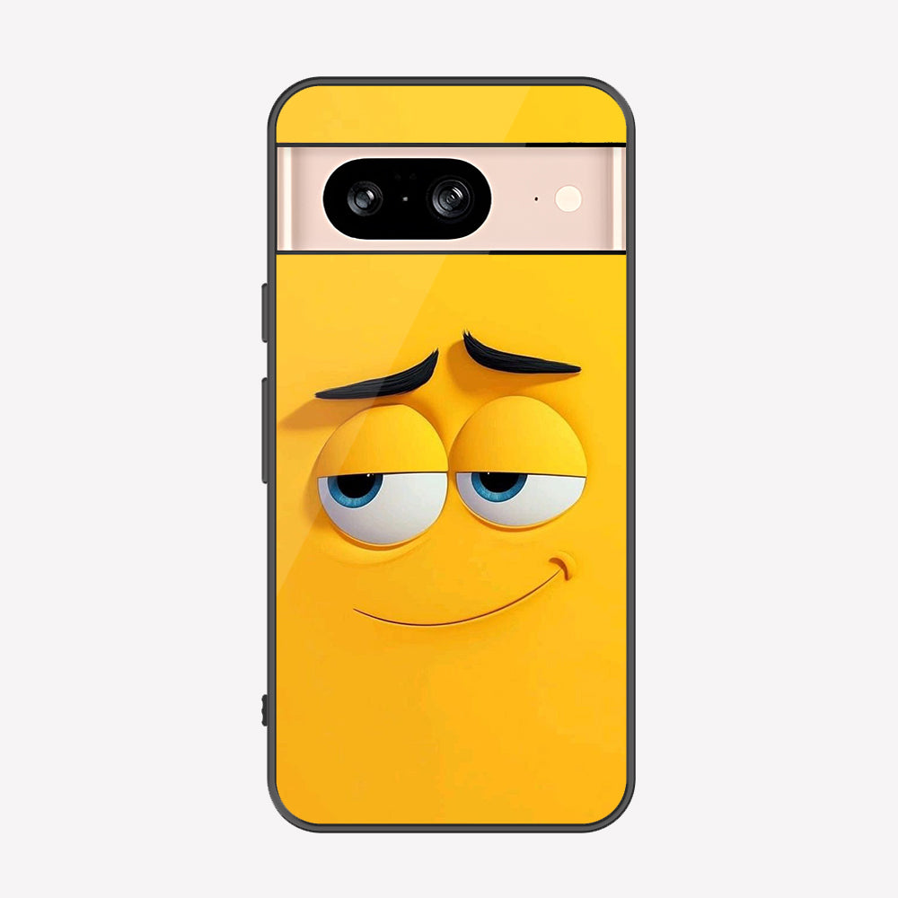 Google Pixel 8 Cover - Cute 3D Cartoon Series - Premium Printed Metal soft Bumper shock Proof Case