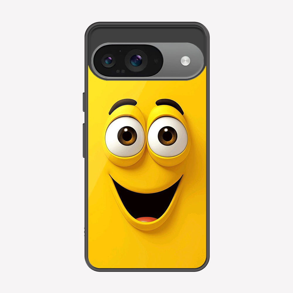 Google Pixel 9 Cover - Cute 3D Cartoon Series - Premium Printed Metal soft Bumper shock Proof Case