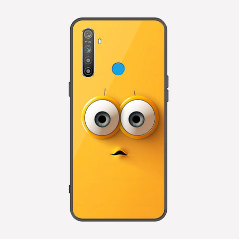 Realme 5 Cover - Cute 3D Cartoon Series - Premium Printed Metal soft Bumper shock Proof Case