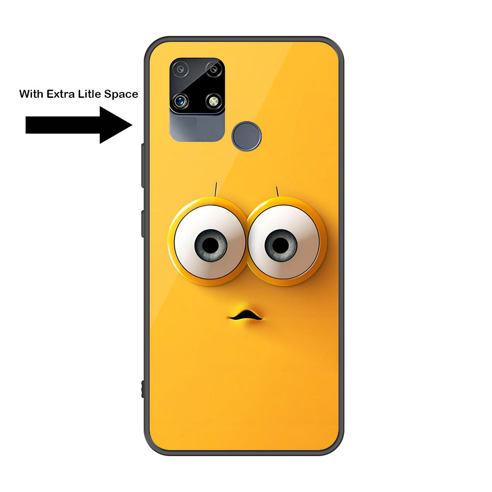 Realme C25 Cover - Cute 3D Cartoon Series - Premium Printed Metal soft Bumper shock Proof Case