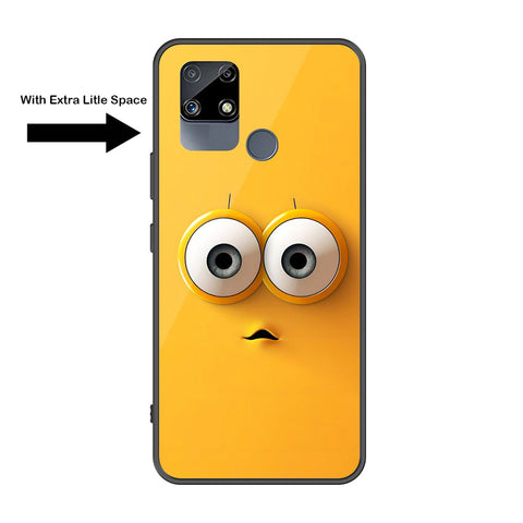 Realme C25 Cover - Cute 3D Cartoon Series - Premium Printed Metal soft Bumper shock Proof Case