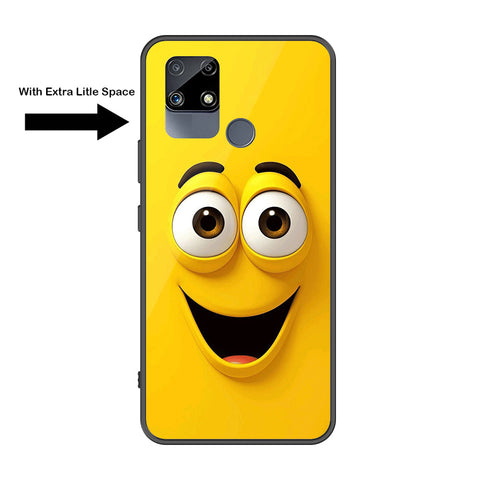 Realme C25 Cover - Cute 3D Cartoon Series - Premium Printed Metal soft Bumper shock Proof Case