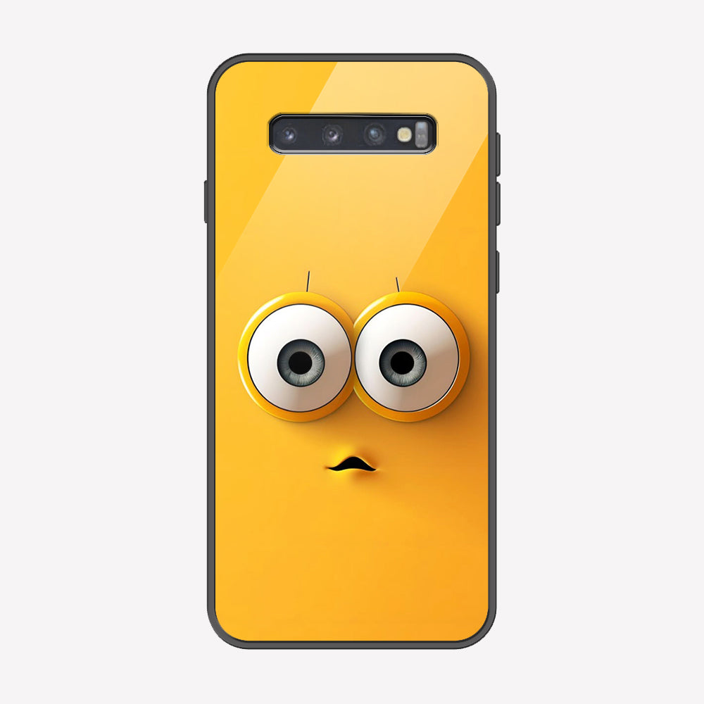 Samsung Galaxy S10 Cover - Cute 3D Cartoon Series - Premium Printed Metal soft Bumper shock Proof Case