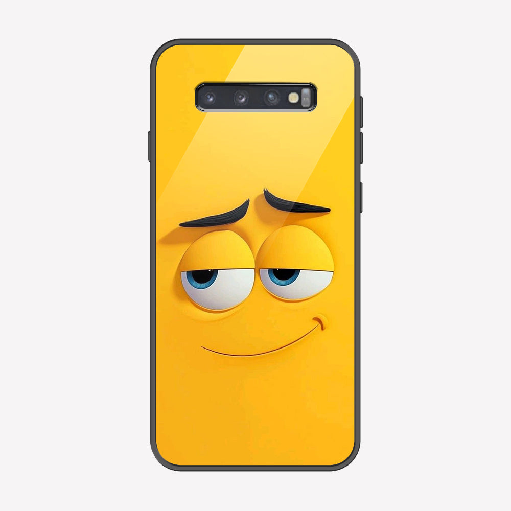 Samsung Galaxy S10 Cover - Cute 3D Cartoon Series - Premium Printed Metal soft Bumper shock Proof Case
