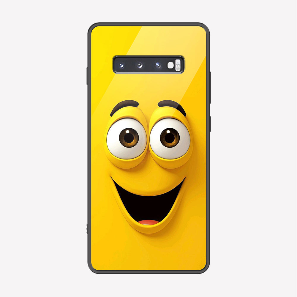 Samsung Galaxy S10 Plus Cover - Cute 3D Cartoon Series - Premium Printed Metal soft Bumper shock Proof Case