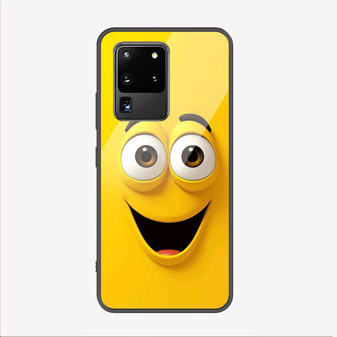 Samsung Galaxy S20 Ultra Cover - Cute 3D Cartoon Series - Premium Printed Metal soft Bumper shock Proof Case