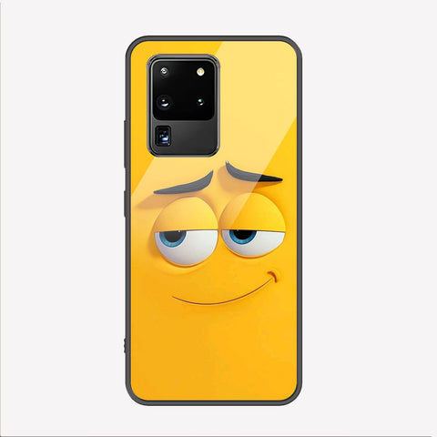 Samsung Galaxy S20 Ultra Cover - Cute 3D Cartoon Series - Premium Printed Metal soft Bumper shock Proof Case