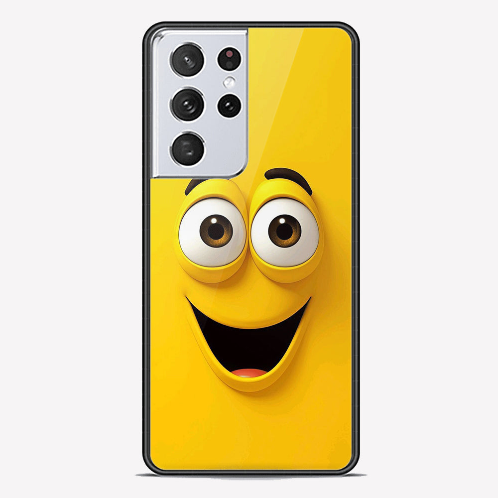 Samsung Galaxy S21 Ultra 5G Cover - Cute 3D Cartoon Series - Premium Printed Metal soft Bumper shock Proof Case