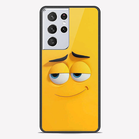 Samsung Galaxy S21 Ultra 5G Cover - Cute 3D Cartoon Series - Premium Printed Metal soft Bumper shock Proof Case