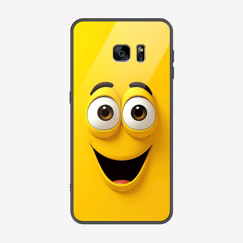 Samsung Galaxy S6 Edge Cover - Cute 3D Cartoon Series - Premium Printed Metal soft Bumper shock Proof Case