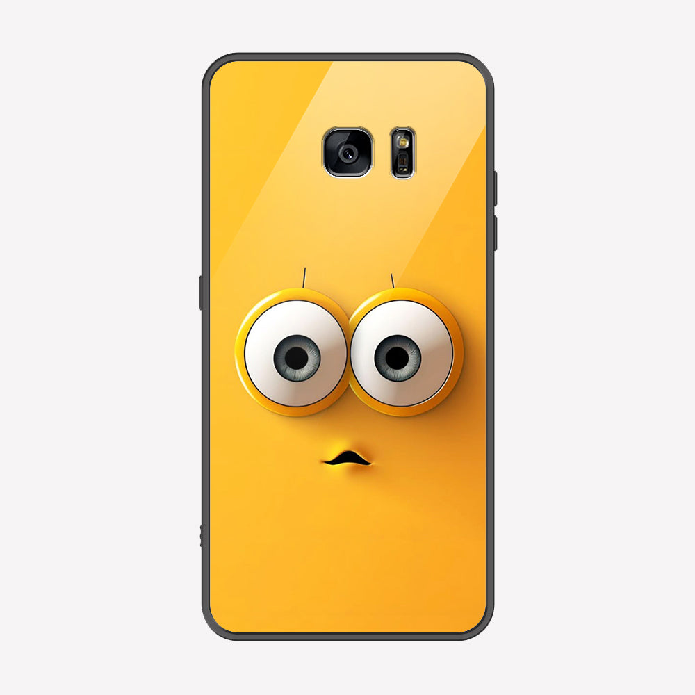 Samsung Galaxy S7 Edge Cover - Cute 3D Cartoon Series - Premium Printed Metal soft Bumper shock Proof Case