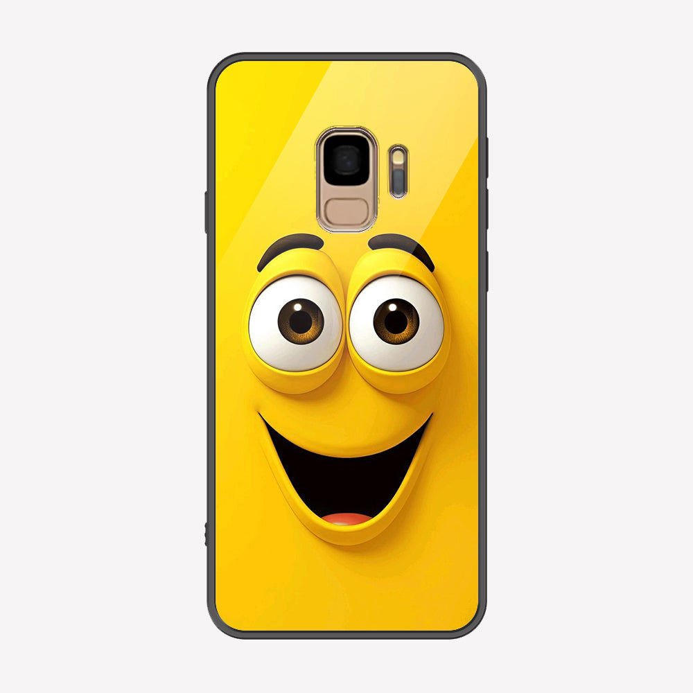 Samsung Galaxy S9 Cover - Cute 3D Cartoon Series - Premium Printed Metal soft Bumper shock Proof Case