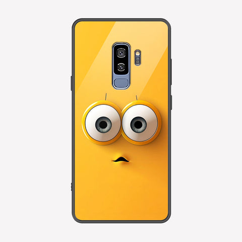 Samsung Galaxy S9 Plus Cover - Cute 3D Cartoon Series - Premium Printed Metal soft Bumper shock Proof Case