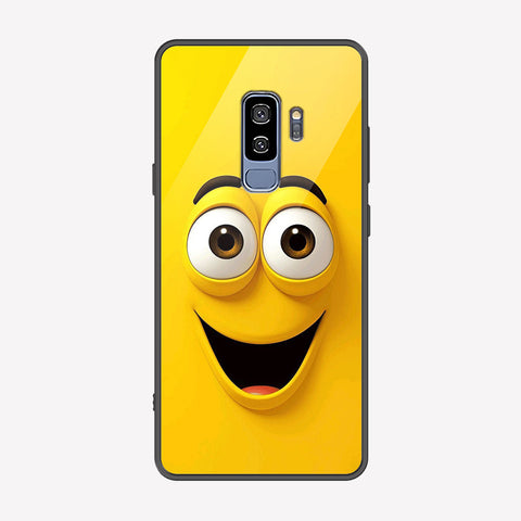 Samsung Galaxy S9 Plus Cover - Cute 3D Cartoon Series - Premium Printed Metal soft Bumper shock Proof Case