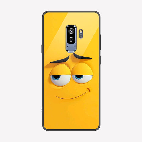 Samsung Galaxy S9 Plus Cover - Cute 3D Cartoon Series - Premium Printed Metal soft Bumper shock Proof Case