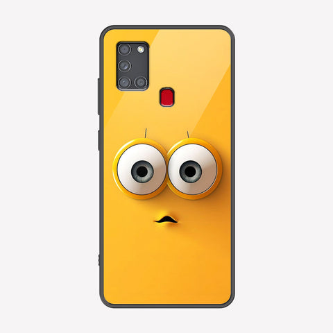 Samsung Galaxy A21s Cover - Cute 3D Cartoon Series - Premium Printed Metal soft Bumper shock Proof Case