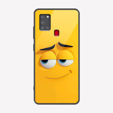 Samsung Galaxy A21s Cover - Cute 3D Cartoon Series - Premium Printed Metal soft Bumper shock Proof Case