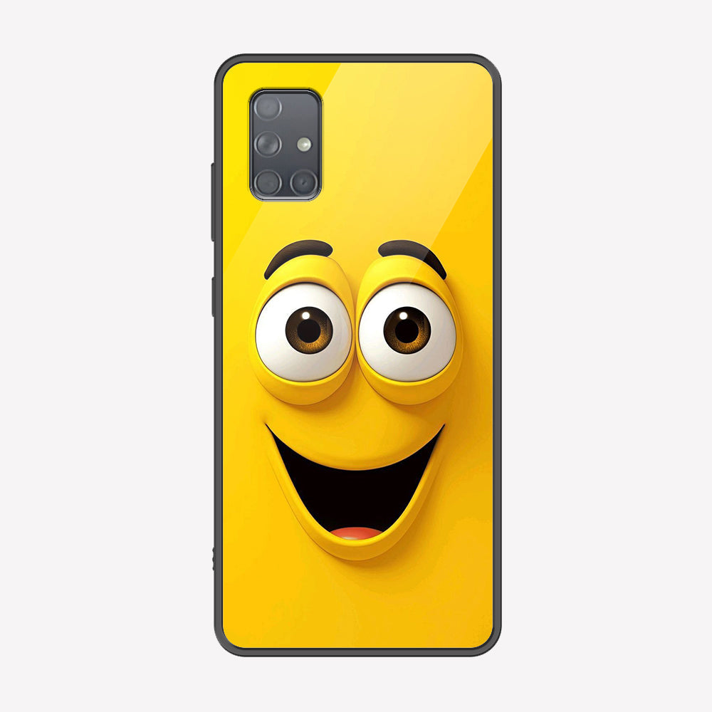 Samsung Galaxy A71 Cover - Cute 3D Cartoon Series - Premium Printed Metal soft Bumper shock Proof Case