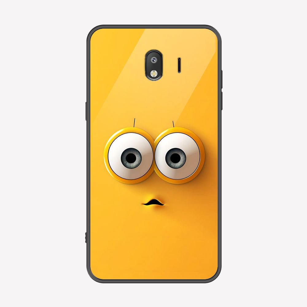 Samsung Galaxy J4 2018 Cover - Cute 3D Cartoon Series - Premium Printed Metal soft Bumper shock Proof Case
