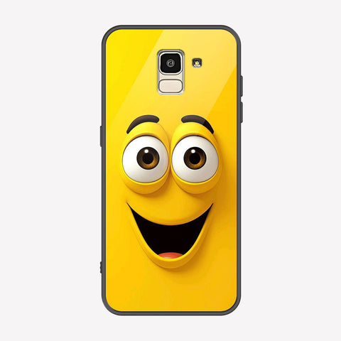 Samsung Galaxy J6 2018 Cover - Cute 3D Cartoon Series - Premium Printed Metal soft Bumper shock Proof Case