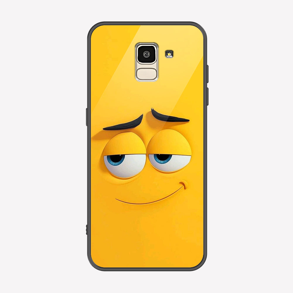 Samsung Galaxy J6 2018 Cover - Cute 3D Cartoon Series - Premium Printed Metal soft Bumper shock Proof Case