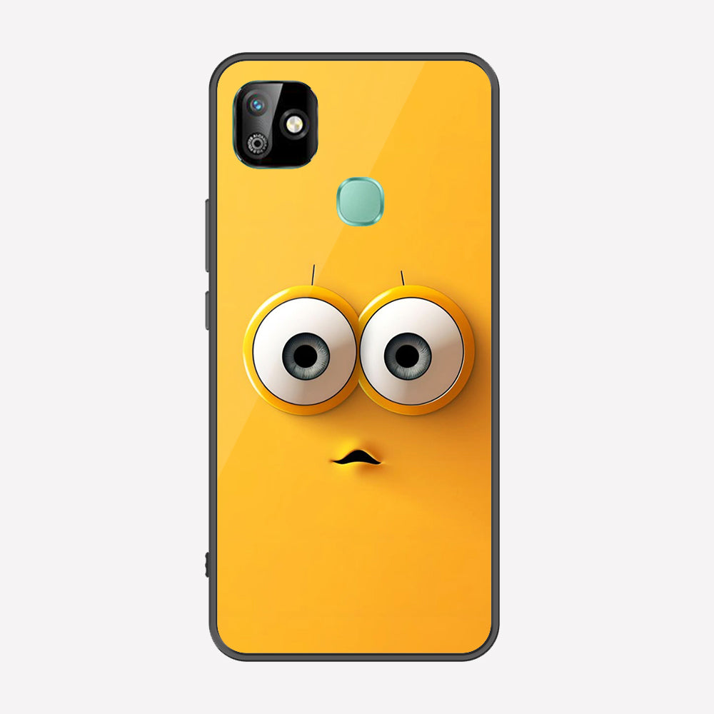 Infinix Smart 6 HD Cover - Cute 3D Cartoon Series - Premium Printed Metal soft Bumper shock Proof Case