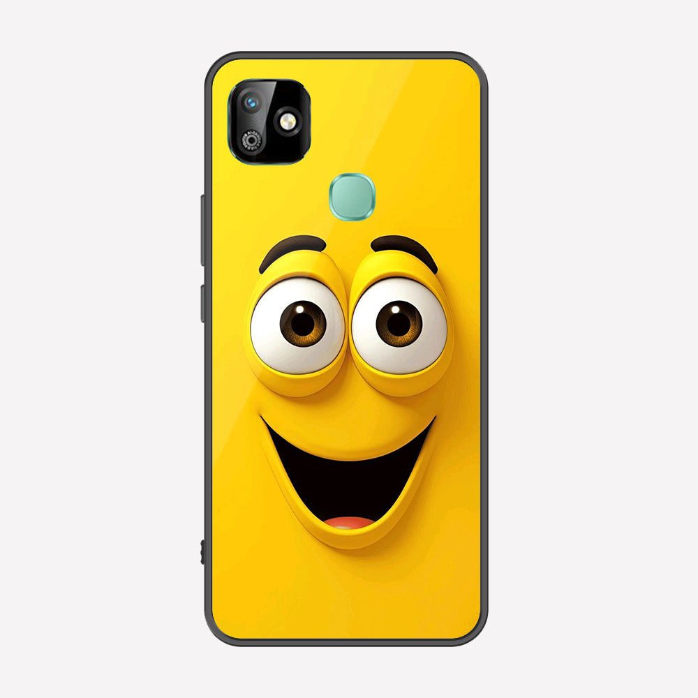 Infinix Smart 6 HD Cover - Cute 3D Cartoon Series - Premium Printed Metal soft Bumper shock Proof Case