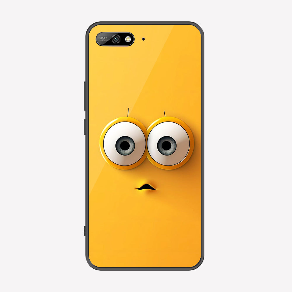 Huawei Y6 Prime 2018 / Honor 7A Cover - Cute 3D Cartoon Series - Premium Printed Metal soft Bumper shock Proof Case