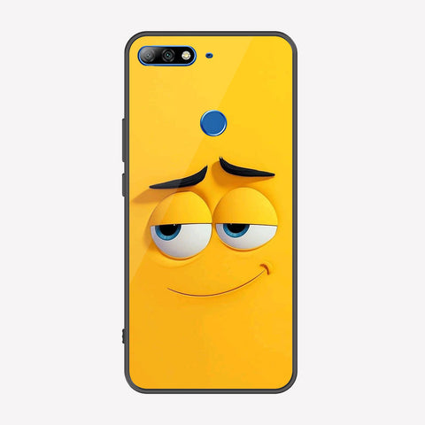 Huawei Y7 Prime 2018 / Y7 2018 Cover - Cute 3D Cartoon Series - Premium Printed Metal soft Bumper shock Proof Case