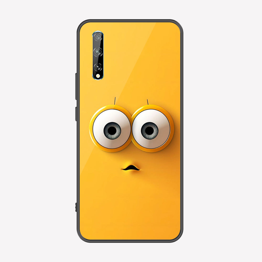 Huawei P Smart S Cover - Cute 3D Cartoon Series - Premium Printed Metal soft Bumper shock Proof Case