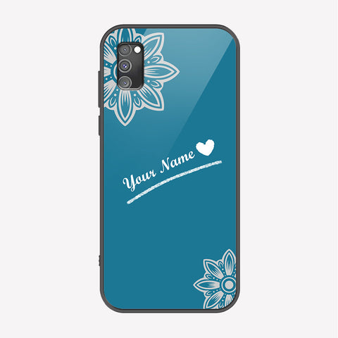 Samsung Galaxy A02s Cover - Personalized Name Series - Premium Printed Metal soft Bumper shock Proof Case