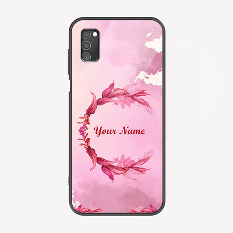 Samsung Galaxy A02s Cover - Personalized Name Series - Premium Printed Metal soft Bumper shock Proof Case