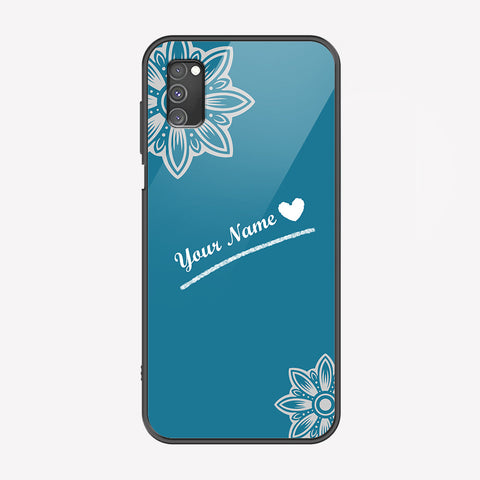 Samsung Galaxy A03s Cover - Personalized Name Series - Premium Printed Metal soft Bumper shock Proof Case