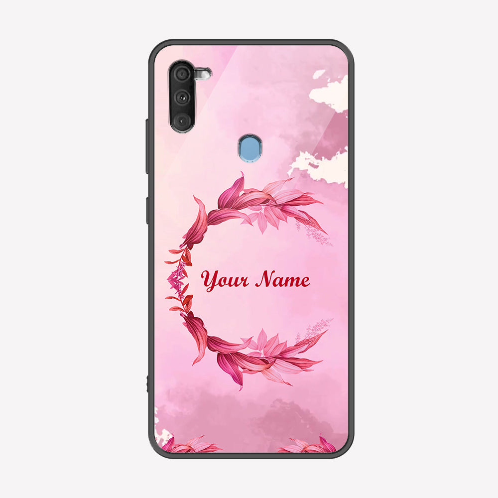 Samsung Galaxy A10s Cover - Personalized Name Series - Premium Printed Metal soft Bumper shock Proof Case