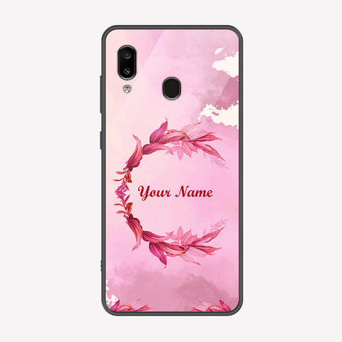 Samsung Galaxy A20 Cover - Personalized Name Series - Premium Printed Metal soft Bumper shock Proof Case