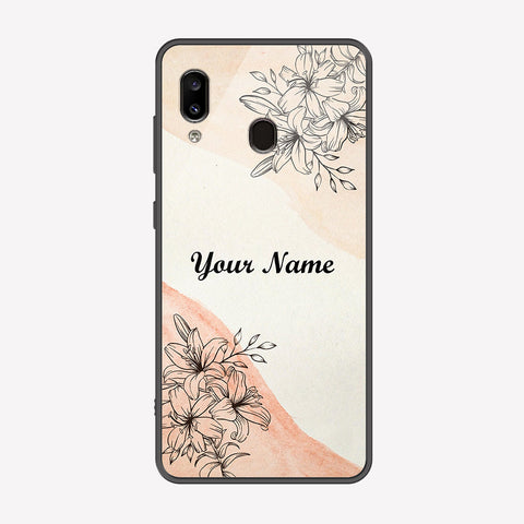 Samsung Galaxy M10s Cover - Personalized Name Series - Premium Printed Metal soft Bumper shock Proof Case