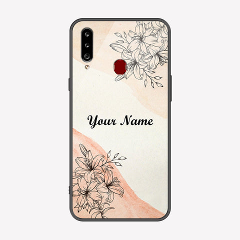 Samsung Galaxy M30 Cover - Personalized Name Series - Premium Printed Metal soft Bumper shock Proof Case
