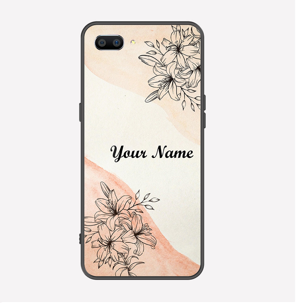 Realme C1 Cover - Personalized Name Series - Premium Printed Metal soft Bumper shock Proof Case