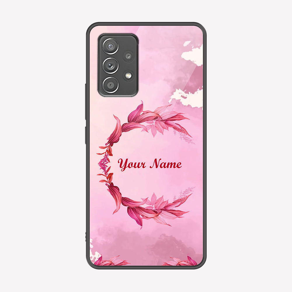 Samsung Galaxy A53 5G Cover - Personalized Name Series - Premium Printed Metal soft Bumper shock Proof Case