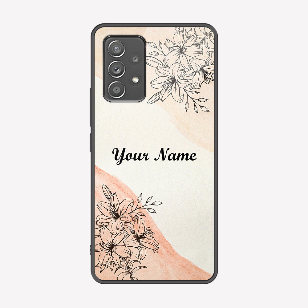 Samsung Galaxy A52s 5G Cover - Personalized Name Series - Premium Printed Metal soft Bumper shock Proof Case
