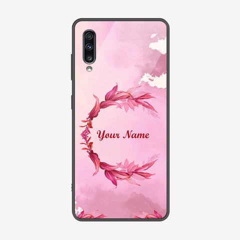 Samsung Galaxy A70s Cover - Personalized Name Series - Premium Printed Metal soft Bumper shock Proof Case