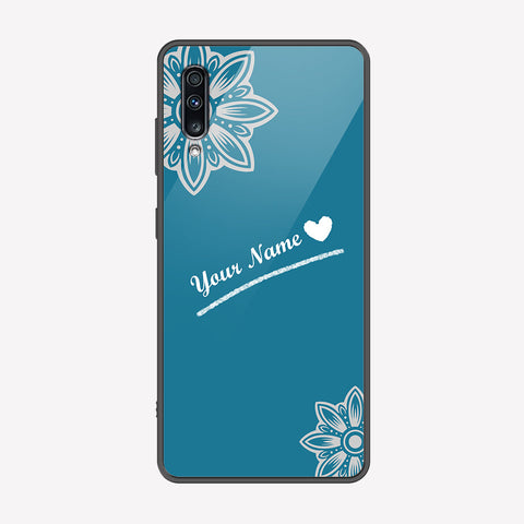 Samsung Galaxy A70s Cover - Personalized Name Series - Premium Printed Metal soft Bumper shock Proof Case