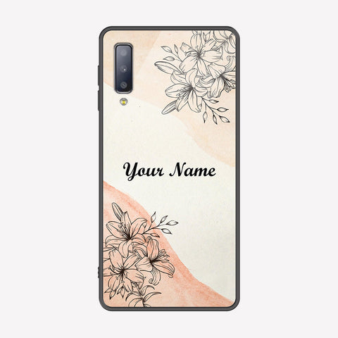 Samsung Galaxy A30s Cover - Personalized Name Series - Premium Printed Metal soft Bumper shock Proof Case