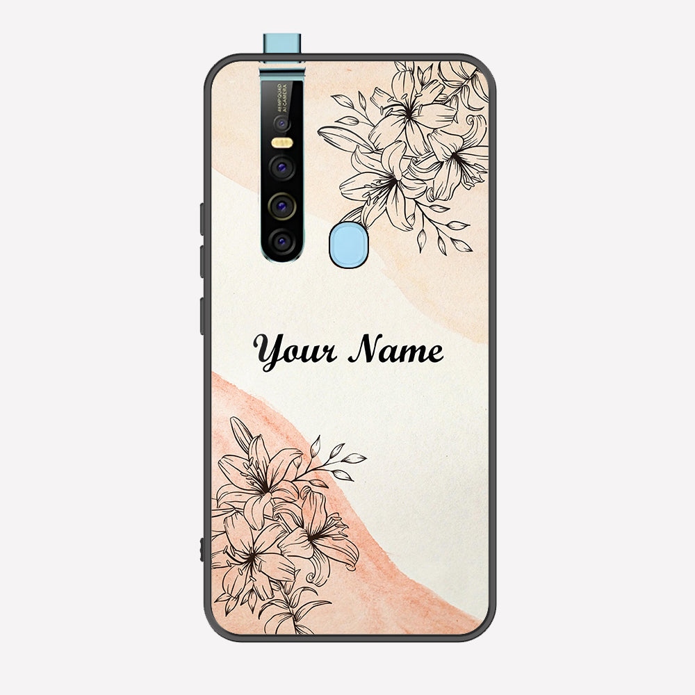 Tecno Camon 15 Pro Cover - Personalized Name Series - Premium Printed Metal soft Bumper shock Proof Case