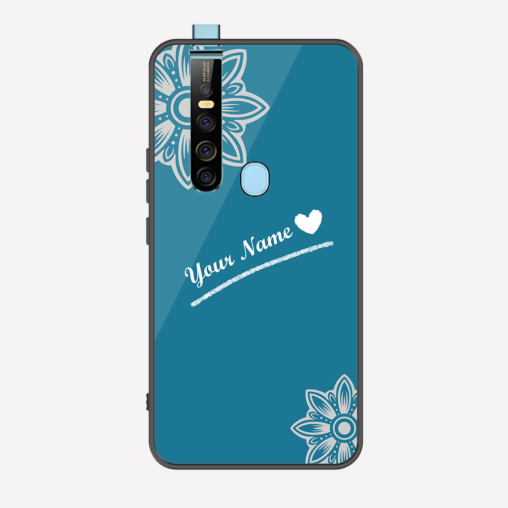 Tecno Camon 15 Premier Cover - Personalized Name Series - Premium Printed Metal soft Bumper shock Proof Case