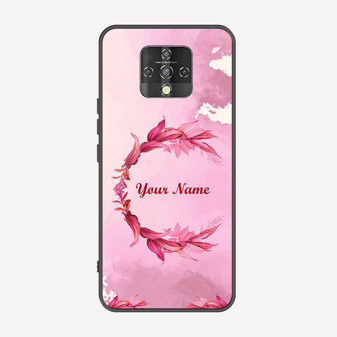 Tecno Camon 16 Cover - Personalized Name Series - Premium Printed Metal soft Bumper shock Proof Case